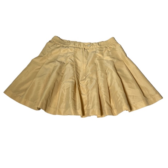 Jazz/21 Yellow Tennis Skirt - Picture 2 of 4